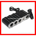 4 Way Multi Car Cigarette Socket Lighter Splitter Charger DC Adapter + USB Port